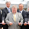 Photo du coupé de ruban lors de l’inauguration du centre d’affaire ARTEA à Liévin