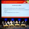Photo des  intervenants en débat aux Assises Nationales du Foncier à Lille Grand Palais