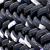 Photo de stockage de pneus de la société Norauto - Mobivia groupe à destination du web