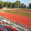 Photo de la réfection du terrain du stade parc de Bruay la Buissière